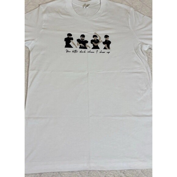 Wednesday Addams Netflix Series You Better Duck When I Show Up Dance Tee Size M - Picture 5 of 13